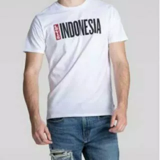 Kaos levis original buatan usa putih indonesia / kaos oblong / original import / terlaris terbaru