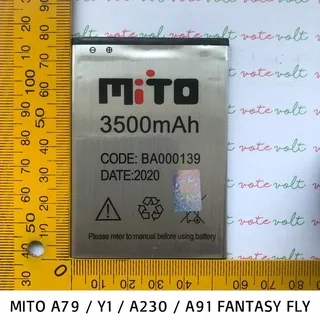 BA000139 Baterai Batre MITO A79 / Y1 / A230 / A91 FANTASY FLY Battery BA000139 Original