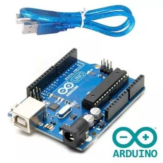Uno R3 with Cable - Arduino Uno Compatible Atmega 328p DIP ATMEGA 16u2 ARDUINO IDE kabel USB