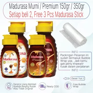 Madurasa Madu Asli untuk Kesehatan dan Diet Botol Plastik Murni / Premium 150gr 150 gr 350gr 350 gr