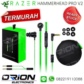 Razer Hammerhead Pro V2 Headset Earphone Gaming Hammerhead