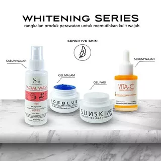 SENSITIVE SKIN WHITENING SERIES / PAKET PERAWATAN WHITENING UNTUK KULIT SENSITIF