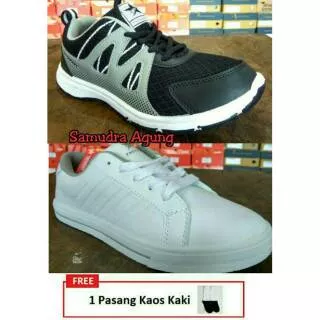 Sepatu SD/SMP/SMA/sekolah/casual/sepatu olahraga trekkers original putih