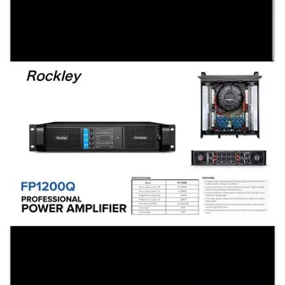 POWER AMPLIFIER ROCKLEY FP1200Q power ampli rockley fp 1200 q FP1200Q