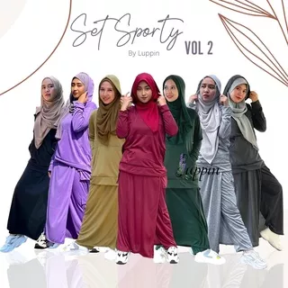 Set Sporty Hijab by Luppin Vol 2