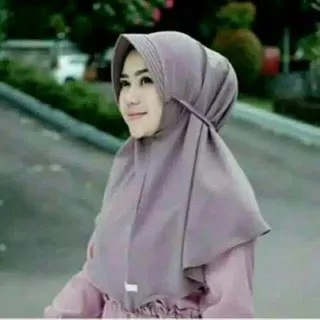 Khimar pet tali jilbab simpel hijab instan kerudung wolfis tali pet antem