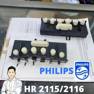 SPAREPART SWITCH TOMBOL MESIN BLENDER PHILIPS HR 2115 / HR 2116 ORI