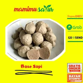 BASO SAPI PERBUNGKUS ISI 10 SEGAR PER BUNGKUS BAKSO SAPI SEGAR BASO SEGAR BAKSO DAGING SAPI SEGAR