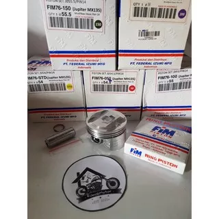 PISTON KIT JUPITER MX FIM76 FIM 76 PIN 14