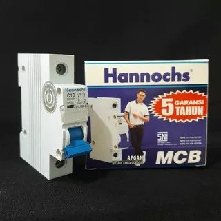 Mcb Hannochs/Pemutus Arus 10 Ampere