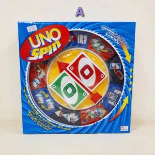 UNO SPIN (Mainan Edukasi Anak Board Game Card Game)