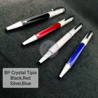 Pen cantik, Ballpoint exclusif BP 108 Crystal Ring Tipis, bolpen promosi, Pulpen souvenir, Ball pen