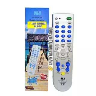 Remot TV Universal / Remote Multi Fungsi  TV Tabung / HJ 133E+LED