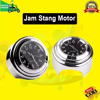 Jam Motor Jam untuk Stang Handlebar Motor Waterproof Motorcycle Clock aksesoris Motor HMR288