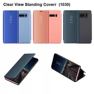 OPPO A37 A37f NEO 9 F17 PRO REALME C2 3 7i 7 PRO C17 NARZO 20 30A 50A 50i / FLIP CASE MIRROR / CLEAR VIEW STANDING