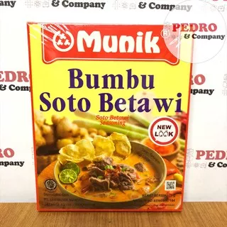 Munik bumbu soto betawi 125 gram - Jakarta variety meat soup seasoning - instant spice indonesian