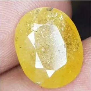 BISA COD TERMURAH, BATU PERMATA YELLOW SAFIR CUTTING KRISTAL ANTIK, UNIK DAN TOP QUALITY