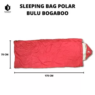 Sleeping bag polar bulu bogaboo waterproof - sleeping bag polar tebal - sleeping bag bantal - sb polar TEBAL