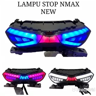 LAMPU STOP STOP LAMP YAMAHA NMAX 2020 MOTO GP GARIS RUNNING LAMPU BELAKANG LED NMAX NEW2020 PLUS SEN