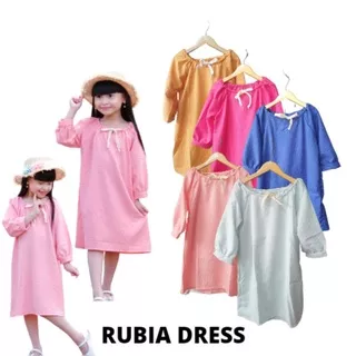 RUBIA DRESS 4-5 TAHUN baju anak perempuan lucu