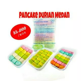 Pancake durian Medan Premium Isi 21, 15, 10