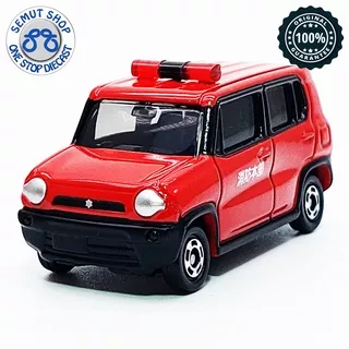 Tomica Reguler No 106 Suzuki Hustler Fire Command Vehicle Miniatur Mobil Pemadam Kebakaran Damkar