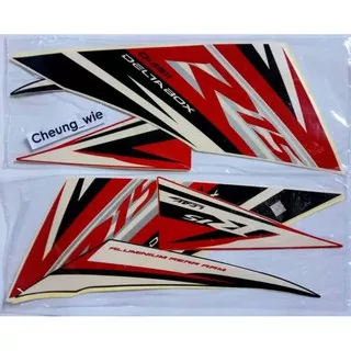 Lis stiker striping body yamaha YZF R15 2014 supernova red merah putih