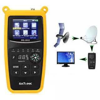 Satellite Finder SATLINK WS6933 Satelite Signal Locator WS-6933 DVB-S2 Meter Tester Satelit