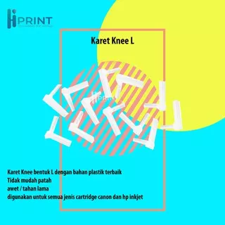 Karet Knee L For CISS Infus Canon HP Cartridge (20pcs) Karet Printer Infus Modif Karet Knee L