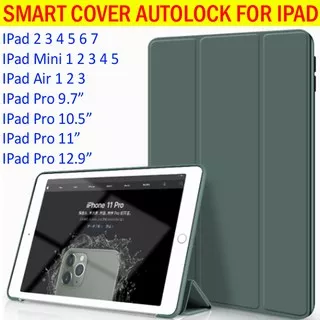 iPad 9.7 2 3 4 5 6 7 8 10.2 Mini Air 1 2 3 Pro 10.5 11 12.9  Smart Leather Flip Case Casing Cover