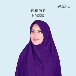 HM020 - Purple - Jilbab Hudaiva Morocco