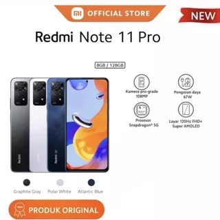 Xiaomi Redmi Note 11 Pro & Note 10 Pro Ram 8/128 Original 100% Garansi Resmi (New)