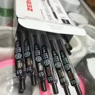 Pulpen Gel Zebra Sarasa Clip 0.5 mm dan 0.7mm