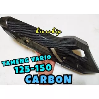 tutup knalpot Vario 125/150 carbon karbon