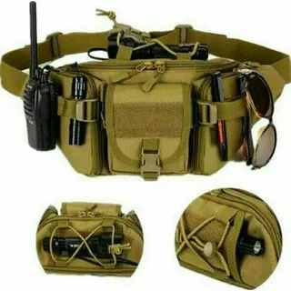 Tas Pinggang Pria ARMY Branded T08 kecil selempang murah tactical punggung