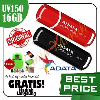 ADATA FlashDrives UV150 16GB - Flashdisk USB 3.1 Super Speed 16 GB
