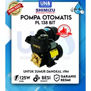 Pompa air Sumur Dangkal Shimizu Automatic Otomatis Pump PL 138 BIT / PL138BIT / PL-138 BIT