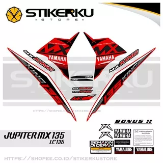 Jupiter MX 135 / EXCITER 135 / LC 135 / STRIPING / STOCK STICKER / STOCK DECAL / Various / 2010-2015 / MX135 2010 / 2011 / 2012 / 2013 / 2014 / 2015