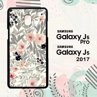 Casing Samsung J5 Pro | J5 2017 Custom Hardcase HP Drawing Flower L0349