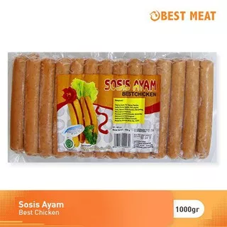 Sosis Ayam Best Chicken 1 kg - Sosis dengan Protein Tinggi Siap Masak