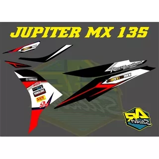 Striping Jupiter Mx 135 Striping Mx New Sticker Jupiter Mx Stripping Stiker Mx Sticker jupiter mx SIMPLE RACING KODE 018