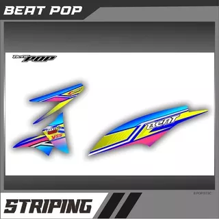 STRIPING VARIASI BEAT POP CUSTOM RACING  SANGAT COCOK UNTUK MENAMBAH STYLE MOTOR ANDA JADI KEREN