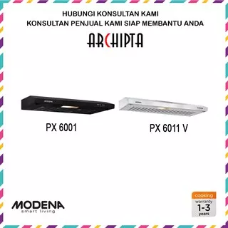 Modena Tudung Pengisap Asap SLIM COOKER HOOD Esile PX 6001, PX 6011 V