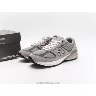 Sepatu NEW BALANCE 990V5 GREY GRAMHO / CASTLEROCK Made In USA 100%Grade Original Quality 1:1 BNIBWT