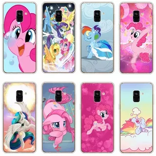 Samsung Galaxy A8 Plus 2018 A6 2018 plus  Soft Silicone TPU Casing phone Cases Cover My Little Pony Rainbow Dash Clouds