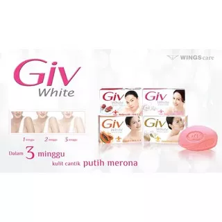 Sabun GIV White Skin Care Soap/GIV Hijab Perfume Beauty Soap 76g