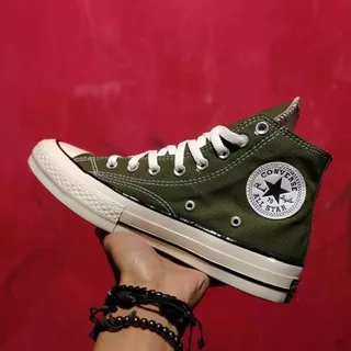 COD Sepatu Converse 70s Hi Green Army Premium Tag Vietnam Sepatu converse all Star 70s tinggi pria