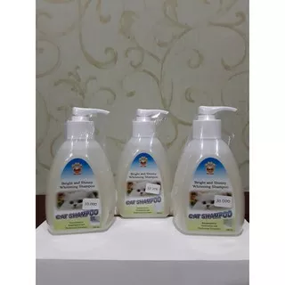 raid cat shampoo bright shinny whitening sampo kucing 250 ml