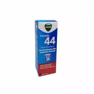 Vicks Formula 44 dewasa syrup 54ml/Obat Batuk kering/Batuk gatal/Obat Batuk/flu