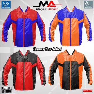 JAKET SEPEDA WINDBREAKER WATERPROOF || Motor, Running, Jogging || MAGMA ARMOUR™